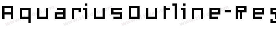 AquariusOutline-Regular DB字体转换